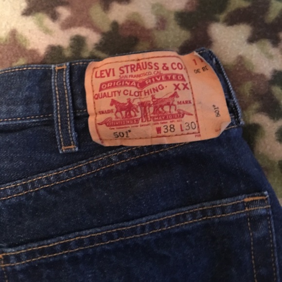 Levi Strauss 501 button fly denim jeans - Picture 4 of 5